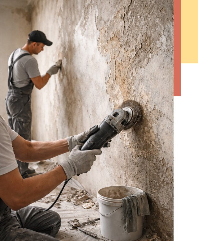 Снятие и удаление краски со стен в Тобольске от 2135 руб. — ОТДЕЛОЧНИК-Тбл