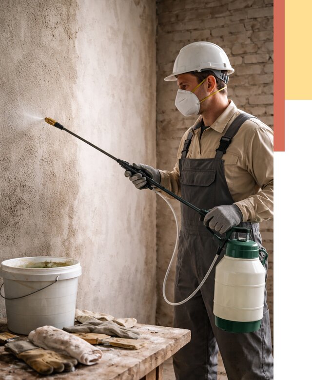 Антисептическая обработка стен в Тобольске от 1220 руб. — быстро и недорого | ОТДЕЛОЧНИК-Тбл