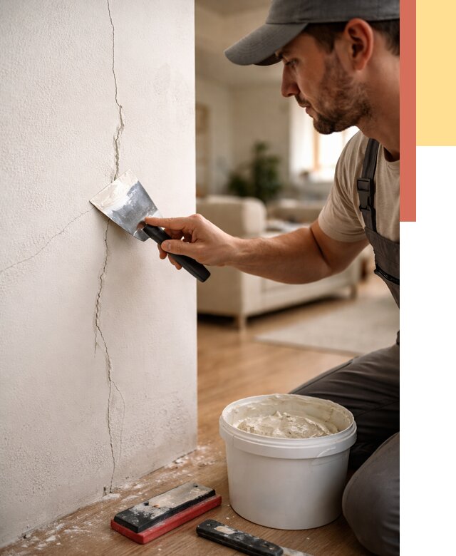 Заделка трещин и сколов в Тобольске от 2491 руб. — быстро и недорого | ОТДЕЛОЧНИК-Тбл