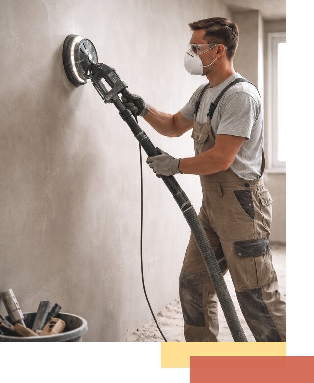 Профессиональная шлифовка стен в Тобольске быстро и качественно