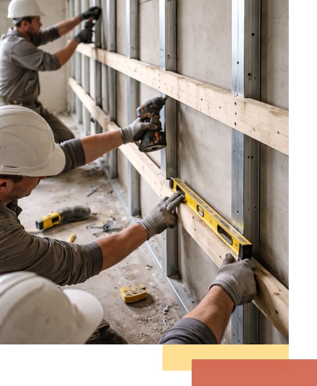 Устройство обрешетки под панели в Тобольске