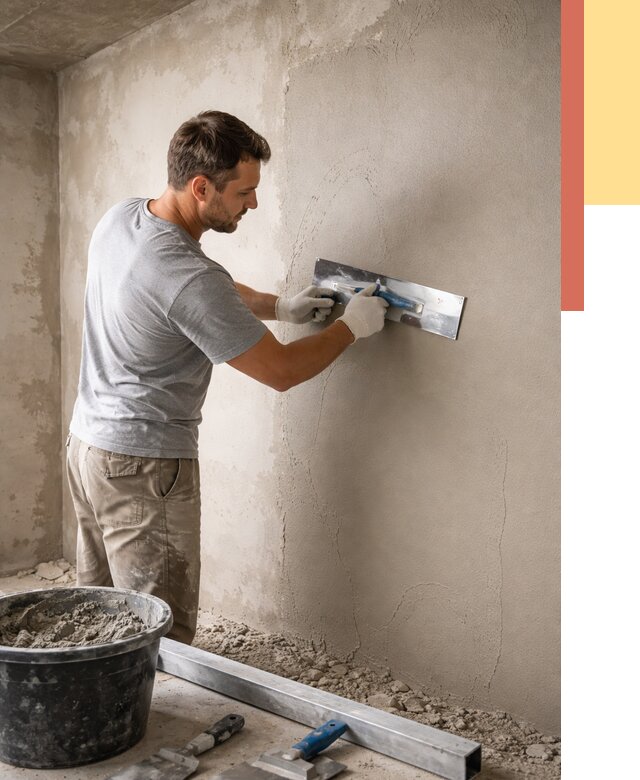 Штукатурка стен без маяков в Тобольске от 7320 руб/м2 — услуги и цена | ОТДЕЛОЧНИК-Тбл