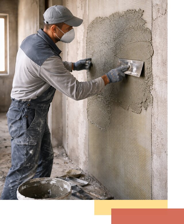 Штукатурка стен по сетке в Тобольске под ключ качественно и быстро