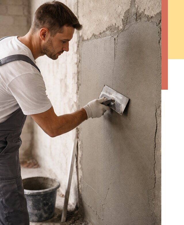 Штукатурка стен под плитку в Тобольске от 4270 руб./м2 — выравнивание под плитку | ОТДЕЛОЧНИК-Тбл