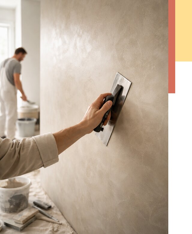 Венецианская штукатурка в Тобольске от 3558 руб/м² — нанесение стен под ключ | ОТДЕЛОЧНИК-Тбл