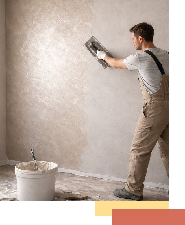 Декоративная штукатурка «Мокрый шелк» под ключ в Тобольске