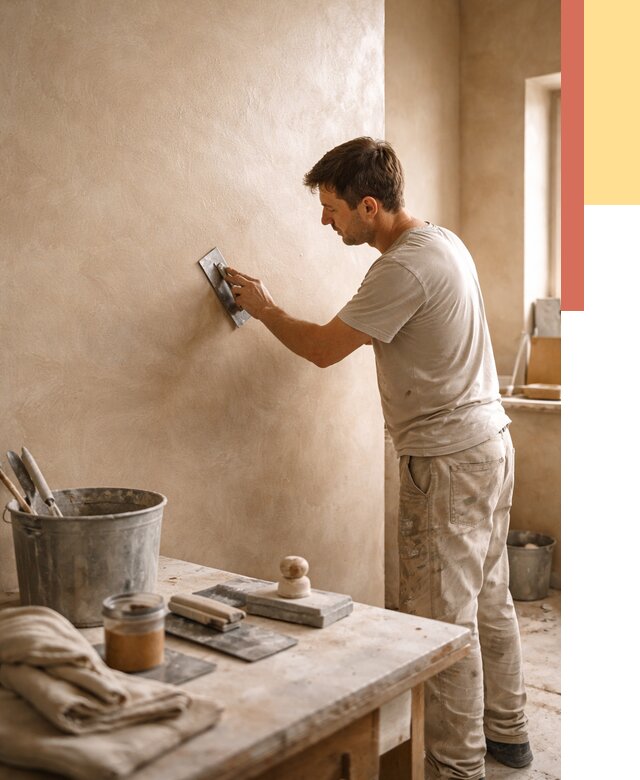 Марокканская штукатурка таделакт в Тобольске под ключ от 4270 руб. | ОТДЕЛОЧНИК-Тбл