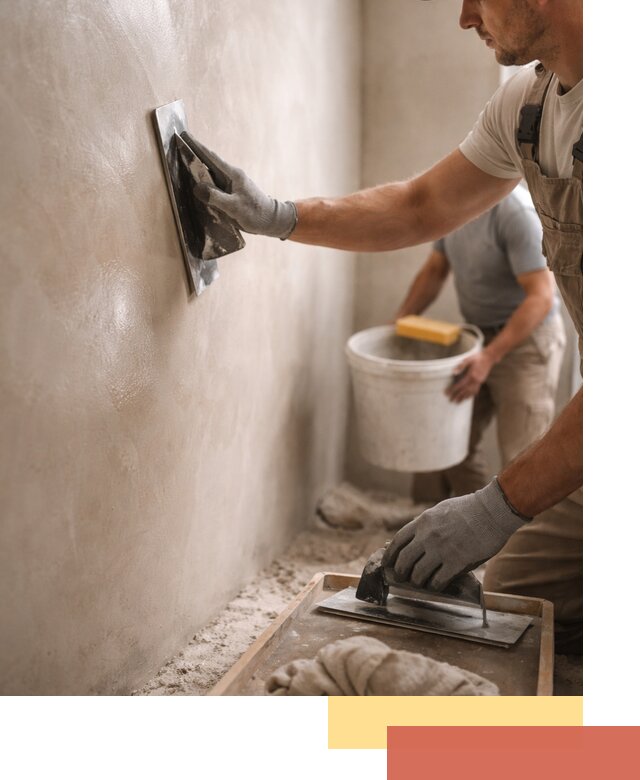 Нанесение марокканской штукатурки таделакт в Тобольске