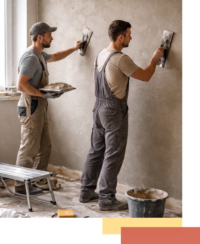 Ремонт декоративной штукатурки и восстановление фактуры в Тобольске