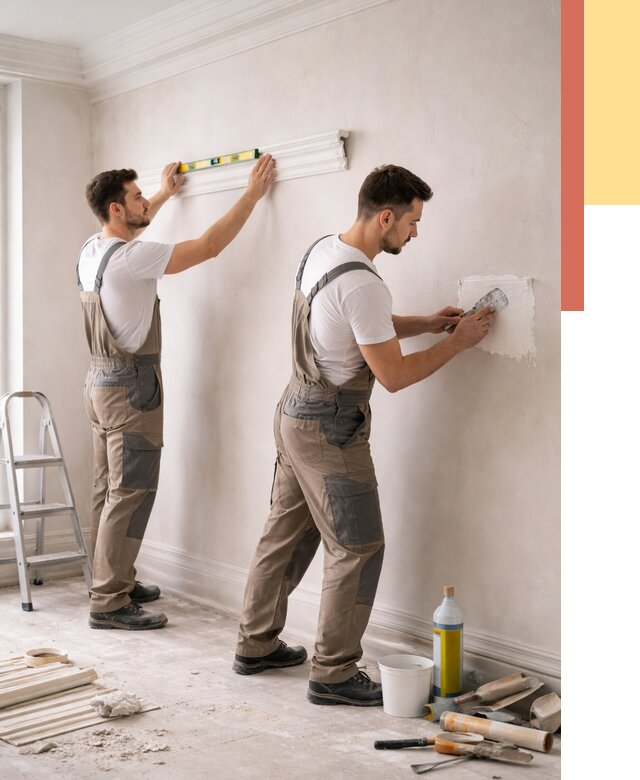 Монтаж лепнины на стены в Тобольске от 4575 руб. — недорого, быстро | ОТДЕЛОЧНИК-Тбл