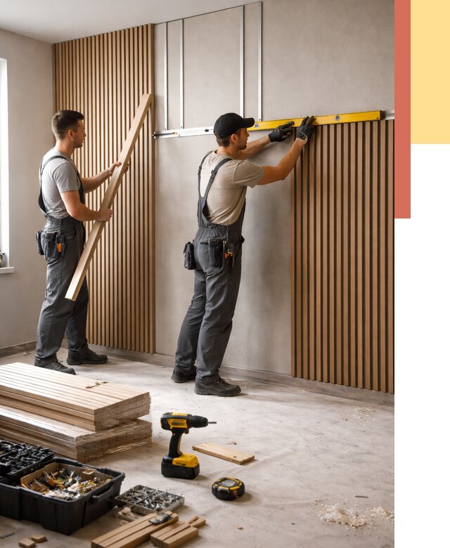 Монтаж реечных панелей на стены в Тобольске от 1220 руб. — быстро и недорого | ОТДЕЛОЧНИК-Тбл