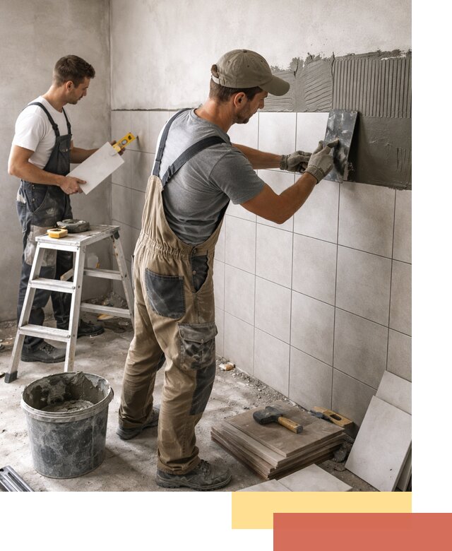 Укладка плитки на стены в Тобольске профессионально и надежно