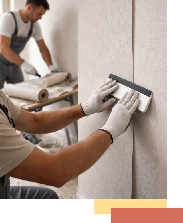 Поклейка обоев под покраску в Тобольске профессионально и быстро