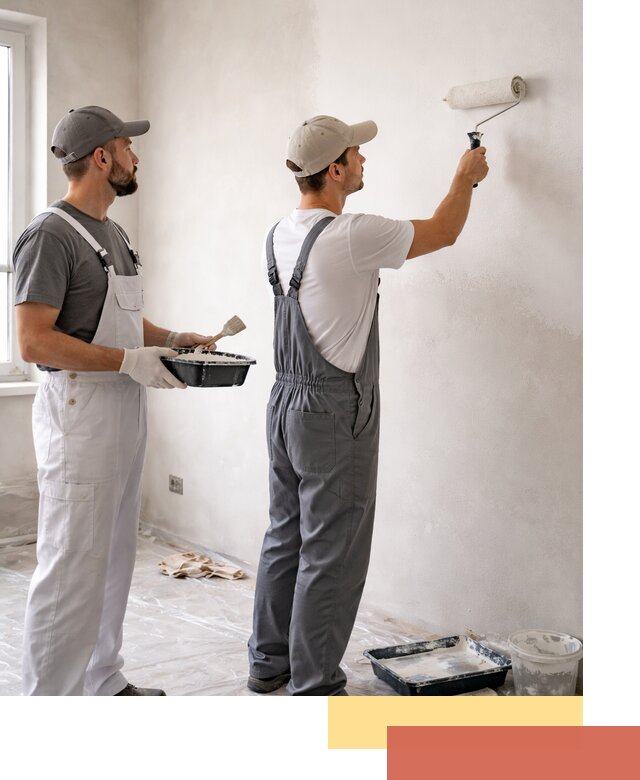 Покраска стен водоэмульсионной краской в Тобольске