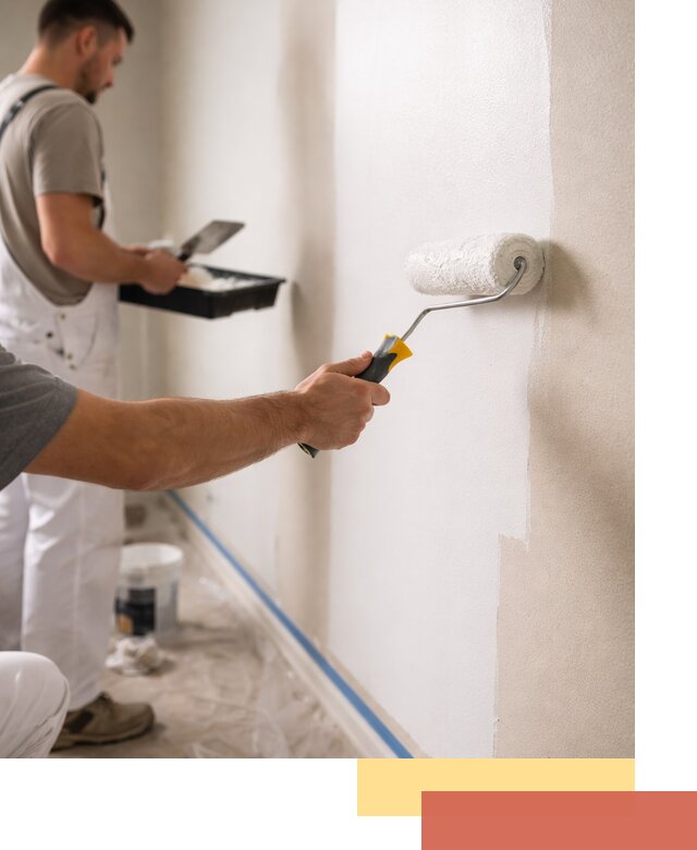 Покраска стен акриловой краской профессионально в Тобольске