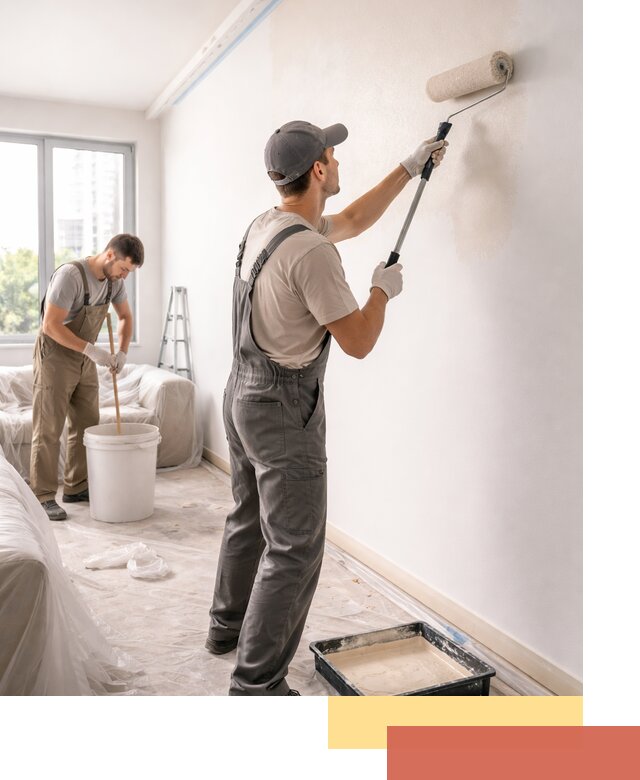 Покраска стен в офисе в Тобольске — быстрый и качественный ремонт