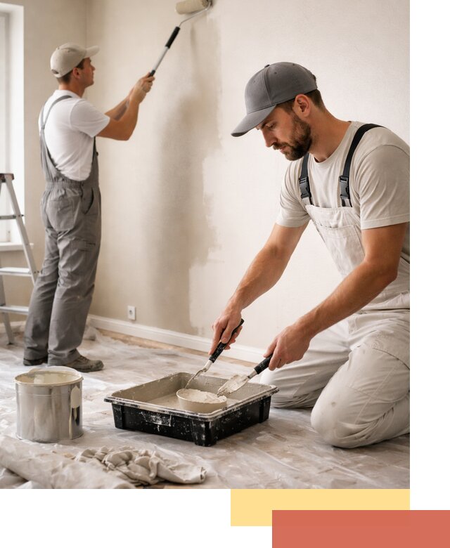 Покраска стен в квартире в Тобольске — профессионально и аккуратно