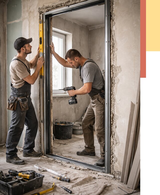 Закладка дверного проема в Тобольске от 3558 руб. — быстро и недорого | ОТДЕЛОЧНИК-Тбл