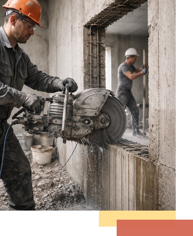 Алмазная резка проемов в Тобольске быстро и точно