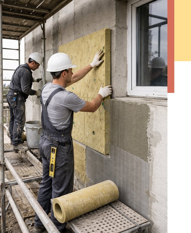 Утепление стен в Тобольске от 4372 руб. под ключ — быстро и недорого | ОТДЕЛОЧНИК-Тбл