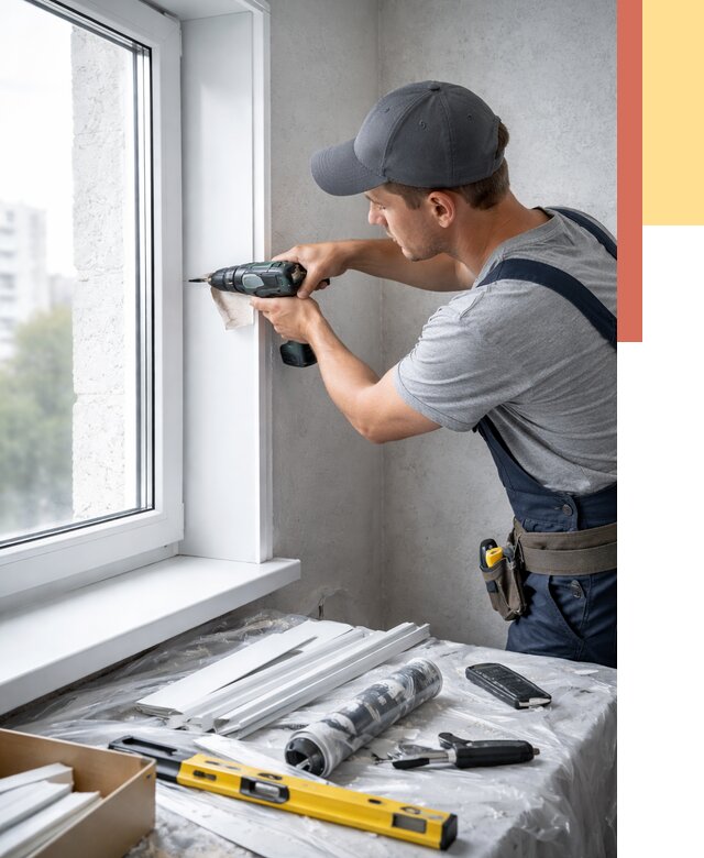 Установка пластиковых откосов в Тобольске от 2288 руб. | ОТДЕЛОЧНИК-Тбл монтаж, быстро и недорого