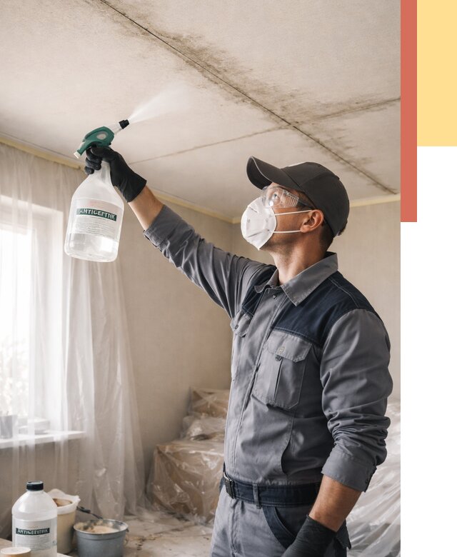 Антисептическая обработка потолка в Тобольске от 2542 руб. | ОТДЕЛОЧНИК-Тбл