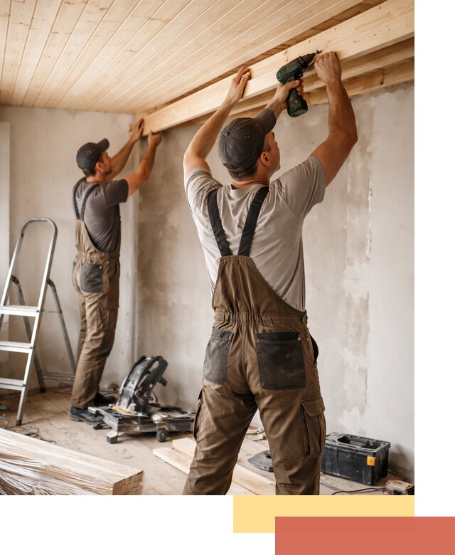 Монтаж потолка из вагонки в Тобольске профессионально и аккуратно