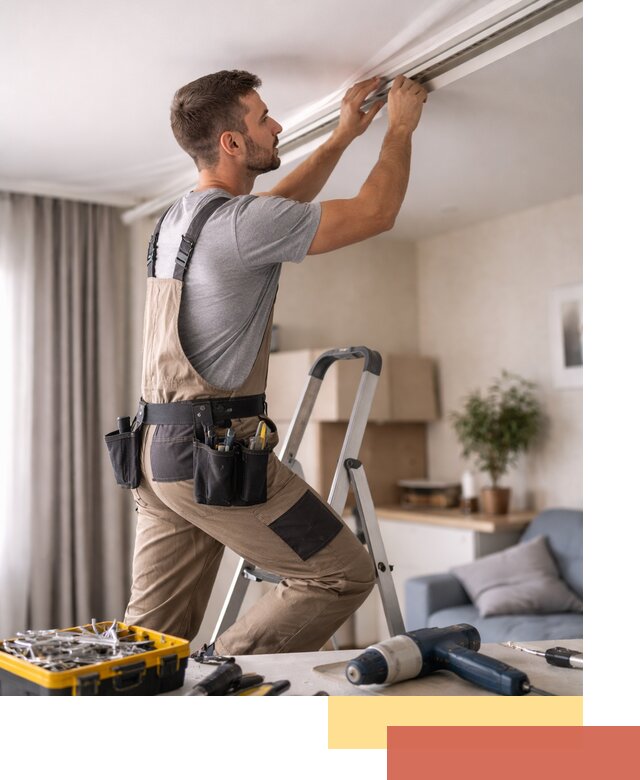 Ремонт натяжных потолков в Тобольске — качественно и оперативно