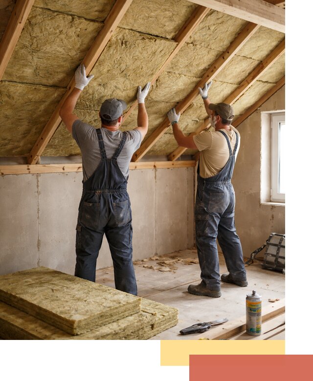 Утепление потолка минеральной ватой в Тобольске