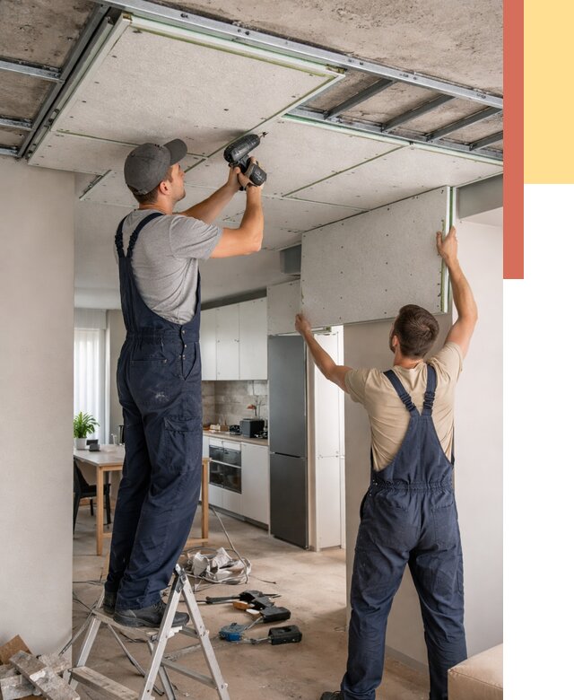 Шумоизоляция потолка панелями зипс в Тобольске от 1881 руб. под ключ | ОТДЕЛОЧНИК-Тбл